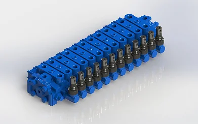 12 Spool Directional Control Valve, HCD4
