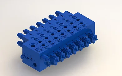 7 Spool Load-Sensing Hydraulic Manifold, QFZMG12H