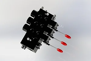 3 Spool Load-Sensing Hydraulic Manifold