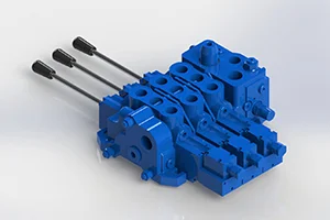 3 Spool Load-Sensing Hydraulic Manifold
