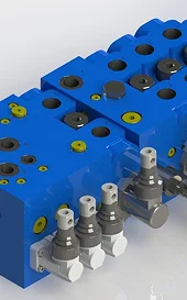 Load-sensing hydraulic manifolds